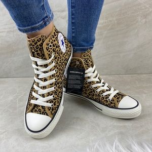 New! CONVERSE Chuk Taylor AS Animal Cheetah Print